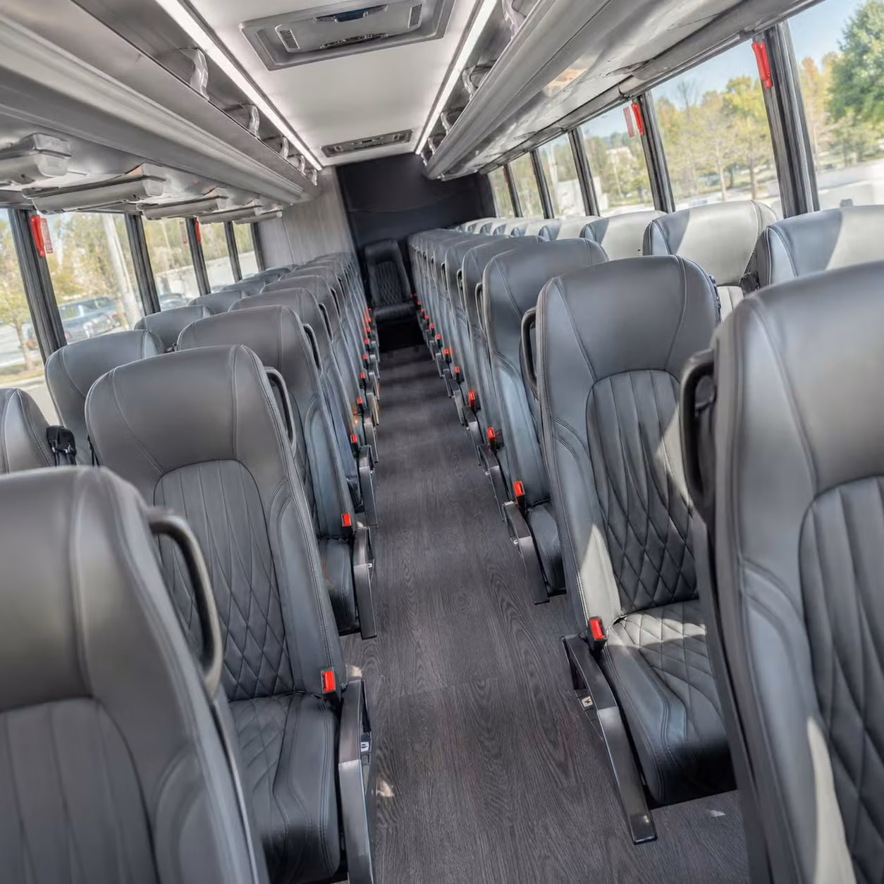 28 passenger minibus inside