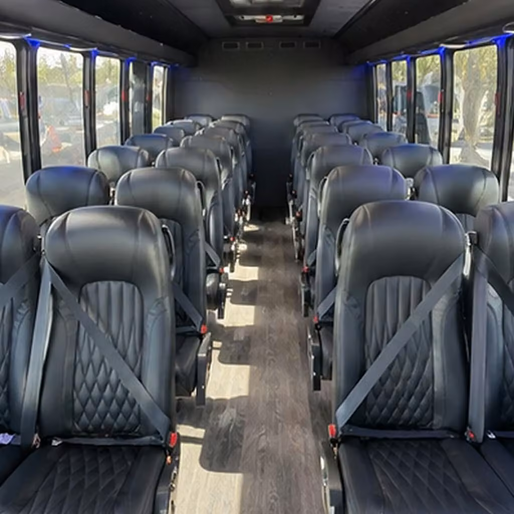 35 passenger minibus inside