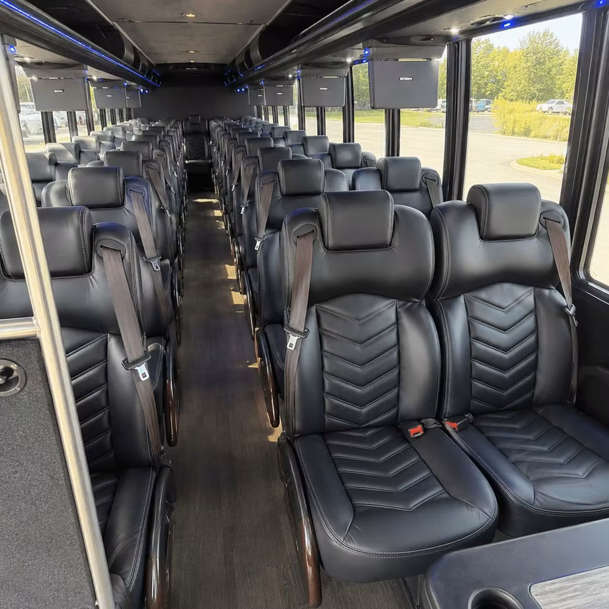 35 passenger minibus interior